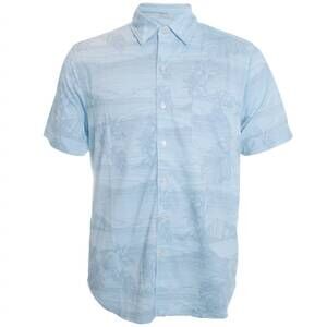 NEW TOMMY BAHAMA men's san lucio corsica coast shirt in vacation blue